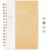 Spiral Notebook-5.75″ x 8.125″ College Ruled Journal with Inner Pockets and 160 Pages,PU Leather Cover Business Journal, Twin-Wire Binding Notebook Perfect for Office & Home School Supplies Khaki