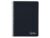 Spiral notebook liderpapel a4 witty hardcover 80h 90g ruled horizontal with margin black