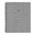 Spiral Notebook Ruled Journal with Gray Geo Design, 8.5 x 11 in