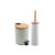 Spirella Adonis Pedal Bin 3L & Toilet Brush Set Matt White