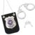Spooktacular Creations Police Pretend Toy Set for Kids, Silver Police Badge Handcuffs, Cop Play Costume Accessories, Halloween Party Favors, Detective Dress Up, Christmas Stuffers for Boys Men Women