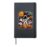 Spooky Cute Astronaut Ghost Youth Kids Halloween Space Hardcover Journal, Black