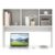 SPORFIT Desktop Hutch Bookshelf for Computer Desk, White
