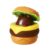 Spring Eject Hamburger Toy Car, Press Launch Long Distance Race Car, Animal Inertia Fidget Car, Educational Toddler Toy, Birthday for Boys Girls (Little Bear)