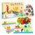 SpringFlower See & Spell Matching Letter Toy,Learning Educational Toy For 3 4 5 6 Years Old Boys And Girls,Preschool Learning Activities,Shape & Color Recognition Game,Cvc Word Builders For Kids,80Pcs