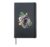 Spring Heart I Valentine’s Day Summer Nature Flowers Spring Hardcover Journal, Black
