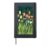 Springtime Tulip Field Colorful Floral Garden Art Hardcover Journal, Black