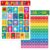 SpriteGru Alphabet and Number Poster, Fully Laminated Letters & Numbers Poster, Educational Learning Tools for Kids, Preschool Learning, Kindergarten Elementary Classroom, School Supplies