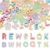 Spritewelry 60Pcs Acrylic Letter Beads Large Hole European Bracelet Bead Glow in Dark Alphabet Bead Loose Spacer 19-21mm for DIY Jewelry Craft Necklace Keychain Making Hole:6mm