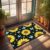 SQEP Doorway Bathmat – Anti Fatigue Kitchen Soft Touch & Cushioned Warm Feel | Retro Decor Quality Outdoor Welcome Mat Front Door Sunflower and Butterfly Pattern Background(40X60CM)