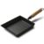 Square Die-Cast Aluminum Nonstick Frying Pan Wooden Handle
