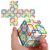 Square Grid 3×3 Speed Cube, UV Printing Cube Magic Cube Educational Puzzles Toys for Kids,Beginners and Adults (Stickerless)