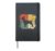 Square Retro Chihuahua Owner Gift Dog Parent Dad Chi-chi Mom Hardcover Journal, Black