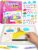Squeegee Rainbow Squeeze Art Kit for Kids – Princess & Unicorn Painting Kit with Kids Stickers & Mess Free Paints – Girls Birthday Gifts Age 6-7 8 10, Arts and Crafts for Girls – Gift for Girls