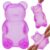 Squeezing Bear & Sugar Ball Designs, Anxiety Relief & Focus Toy, Maltose Filled Squeeze Toys for Sensory Play，Sensory Fidget Toys for Adults, Kids, Slow Rising Squishy Stress Ball (Purple )