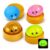 Squishy Dumpling Fidget Toys 4-Pack Bead Filled Squeeze Set