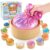Squishy Dumpling Mystery Box, Glitter Stress Relief Squeeze Toy for Kids