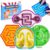 Squishy Fidget Toys for Kids, 5-Pack Sensory Maze Filled Gel for Anxiety Stress Relief, Calming Corner Items for Autism ADHD Children, Quiet Game for Classroom Prizes Gifts, Travel Activity for Car