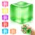 Squishy Ice Cube Stress Balls, Slow Rising Stress Relief Toy, Squeeze Ball Fidget Toys for Adults Teens Boys Girls, Sensory Toys for Kids with Autism, Party Favors Gifts (Green)