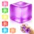 Squishy Ice Cube Stress Balls, Slow Rising Stress Relief Toy, Squeeze Ball Fidget Toys for Adults Teens Boys Girls, Sensory Toys for Kids with Autism, Party Favors Gifts (Purple)