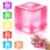 Squishy Ice Cube Stress Balls, Slow Rising Stress Relief Toy, Squeeze Ball Fidget Toys for Adults Teens Boys Girls, Sensory Toys for Kids with Autism, Party Favors Gifts (Red)