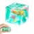 Squishy Stress Cube Squeeze Gadget,Green Slow‑Rebound with Ocean Seashells