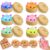 Squishy Toy Mystery Box with 6 Random Colors, Slow Rising Squeeze Toy,Cute Food Shaped Sensory Fidget Toy for Adult Anxiety Relief,Party Favors & Birthday Present (Colorful 6-C)