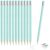 sqzrmdcg 12 PCS Macaron Blue Colored Pencils with Eraser Pre Sharpened Pencil 2 HB – Ideal for Checking, Grading, Tests & Office/School Supplies