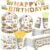 Srua Don Construction Birthday Party Supplies, Construction Party Decorations Tableware, Paper Plates, Cup, Napkin, Tablecloth, Cutlery, Banner, Excavator Dump Truck Birthday Decorations, Serves 24