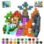 SSAWER Magnetic Blocks, 48PCS Travel Toys Building Cubes, Gifts for Kids