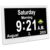 SSYA Dementia Clocks with Day and Date for Seniors,13 Alarms Custom Reminders, Extra Large Digital Calendar Clock for Elderly. (White)