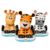 Stack-a-Roos Zoo Animals 3pk Assortment – Interactive Stacking Toy with Lights and Sound – Educational Infant Toddler Building Blocks – Giraffe, Tiger, & Zebra Sensory Toys