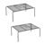 Stackable 2-Shelf Kitchen Cupboard Pantry Organizers, Black, 2 Pack