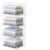 Stackable Closet Organizers and Storage Basket, Closet Shelves Organizer