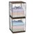 Stackable Cube Wire Storage Organizer for Closet Shelves, with Wood Top