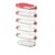 Stackable Multi-Layer Spice Storage Container with Airtight Easy-Lock Lids