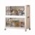 Stackable Storage Boxes, Large Plastic Storage Boxes with Lid and Wheels, Storage Bins Organizer with Magnetic Doors for Bedroom, Living Room, Entryway,