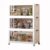 Stackable Storage Boxes, Large Plastic Storage Boxes with Lid and Wheels, Storage Bins Organizer with Magnetic Doors for Bedroom, Living Room, Entryway,