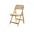 Stackable Wooden Folding Dining Chair with Woven Seat