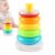 Stacking Toy – Colorful Stacking Blocks | Educational Learning Play Building Game for Ages 6+ Months Boys Girls Outdoor Daycare Nursery Family Travel Highchair Home
