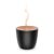 Stadler Form Zoe Mobile Wireless Aroma Diffuser with Battery, Up to 6 Hours Running Time, Diffuses Essential Oils, Unique Flame Effect, Ultrasonic Aromatherapy Diffuser, Black