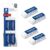 STAEDTLER Mars Plastic Vinyl Erasers (4-Pack), White Erasers for Clean & Precise Results – Latex-Free, Minimal Crumbling, Made in Peru