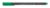 Staedtler Triplus 334 R-5 Triangular Fineliner Pen, Green, Recycled Plastic, Superfine, Metal-Encased 0.3 mm Tip, Long Life, 10 Green Fineliners in Cardboard Case,