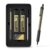 STAGEEK 0.7mm Mechanical Pencil with Metal Gift Case, 1PCS Metal Mechanical Pencil with 120Pcs HB Lead Refills,4B Erasers and 9PCS Eraser Refills, for Writing Drafting Drawing and Sketching(Gold)