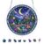 Stained Glass Moon Castle Bridge Scene Acrylic Puzzle Decor 7.4 INCH
