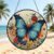 Stained Glass Window Hanging, Butterfly