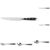 Stainless Steel 6 Piece Dinnerware Set, Silverware Cutlery with Black Bakelite Handles, Mirror Polished Forks, Spoon and Serrated Steak Knives, Ergonomic Tableware for Home Kitchen Parties