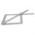 Stainless Steel Angle Finder 280mm Multi-Angle Protractor for Woodworking – Precision Miter Saw Setup Tool with Locking Screws for Crown Molding Trim Work – Silver Long Size(long)