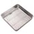 Stainless Steel Baking Sheet and Cooking Wire Rack Set, 304 Stainless Steel Square Baking Pan for Air Fryer Oven, Oil Draining Roasting Pan for Crispy Chicken Wings