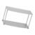 Stainless Steel Countertop Shelf, 1 Pc 430 Stainless Steel Multi Tier Kitchen Mug Rack Storage Unit for Coffee Station Counter, Durable Rust Proof Utensil Organizer
